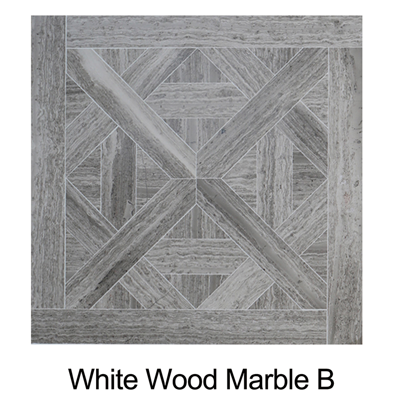 White Wood Marble B